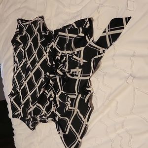 Geometric design blouse